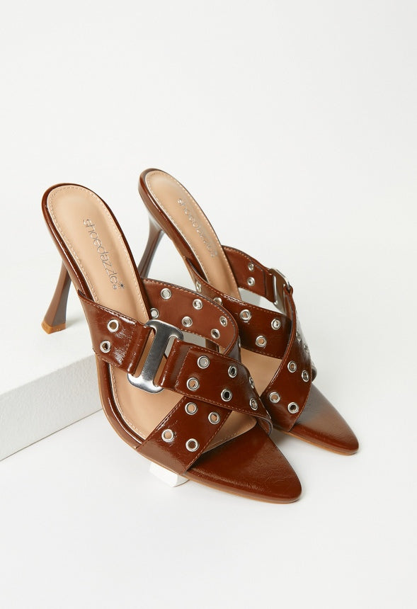 Sonia Heeled Sandal Chocolate Lab