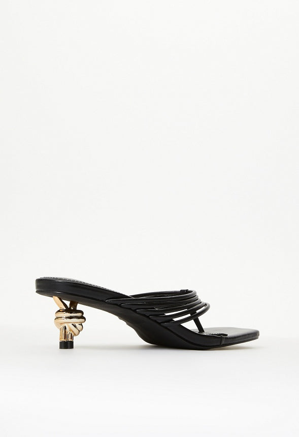 Vivi Heeled Sandal Black