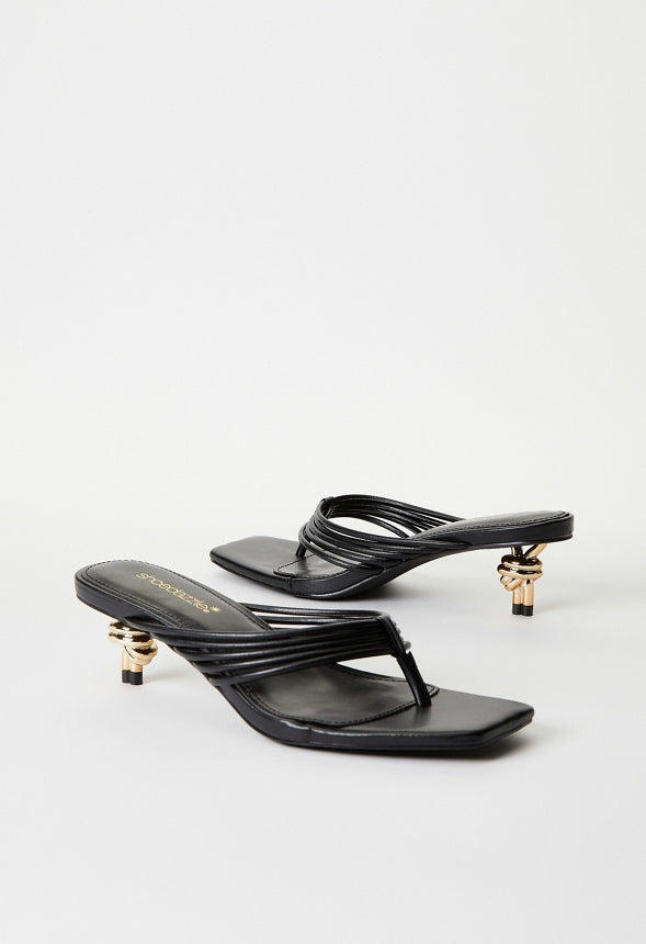 Vivi Heeled Sandal Black