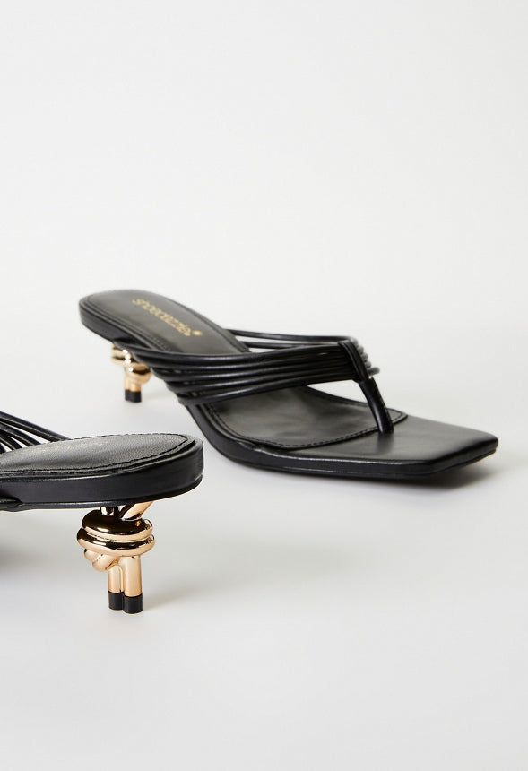 Vivi Heeled Sandal Black
