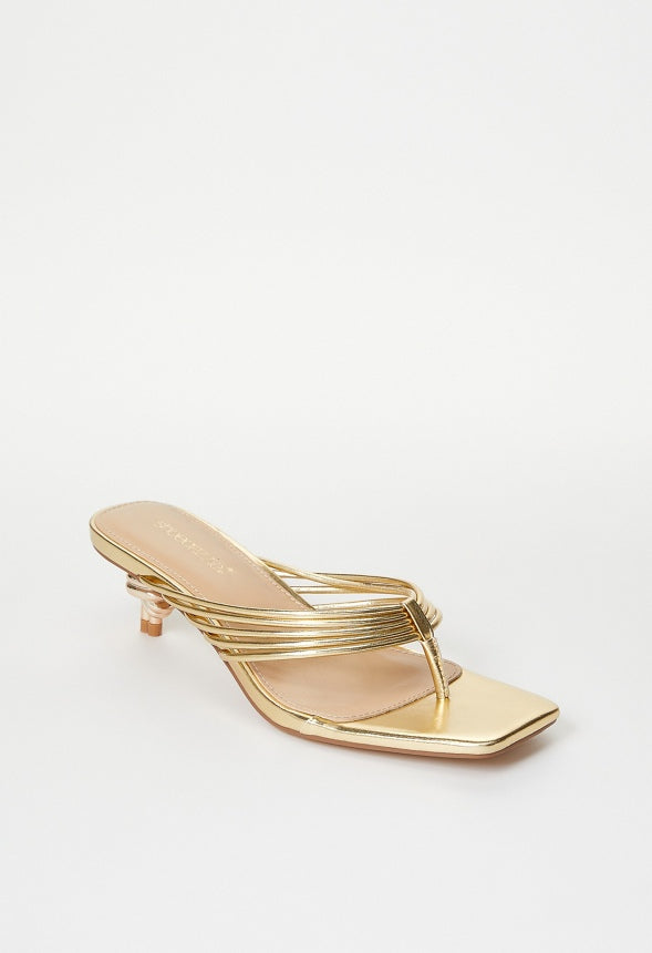 Vivi Heeled Sandal Gold