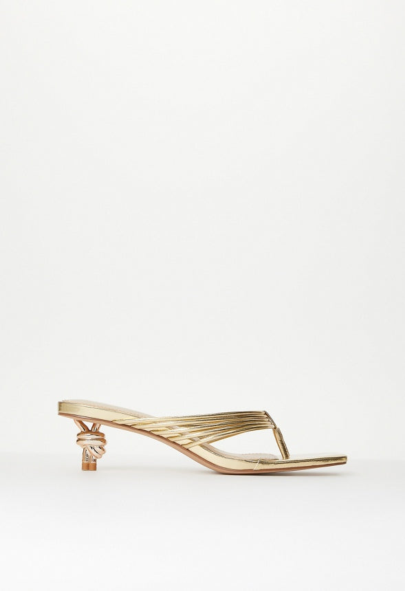 Vivi Heeled Sandal Gold