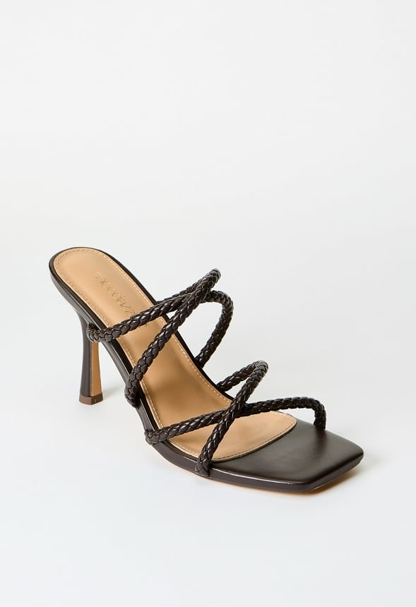 Greta Heeled Sandal Cacao Brown