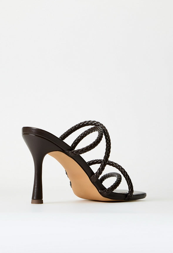 Greta Heeled Sandal Cacao Brown