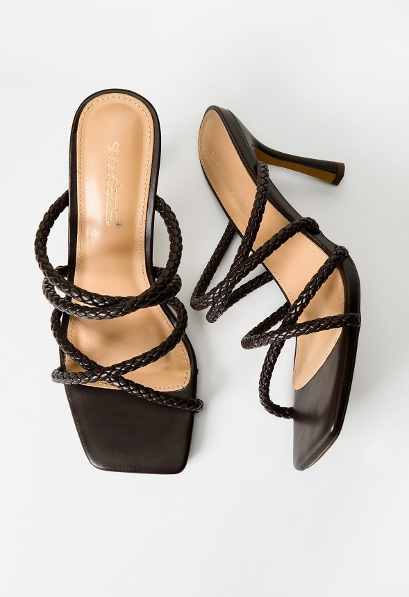 Greta Heeled Sandal Cacao Brown
