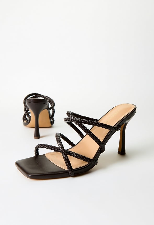 Greta Heeled Sandal Cacao Brown