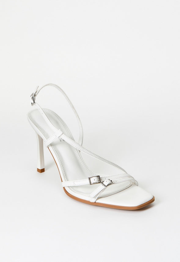 Sienna Heeled Sandal Bright White