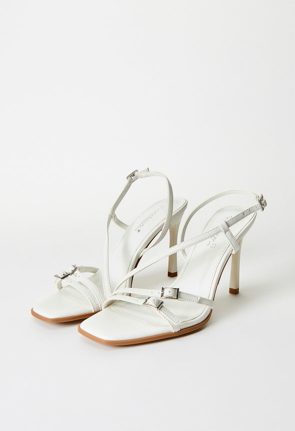 Sienna Heeled Sandal Bright White