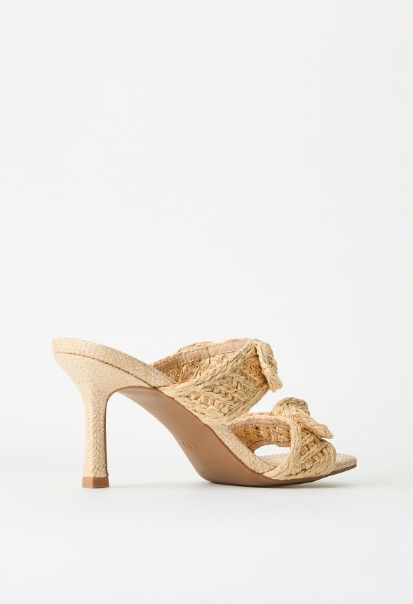 Sol Heeled Sandal Natural