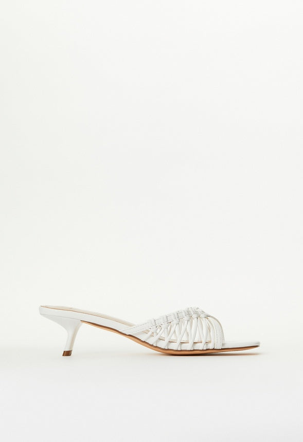 Adara Heeled Sandal Bright White