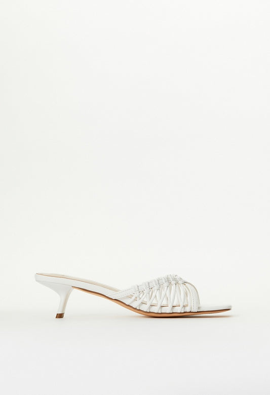 Adara Heeled Sandal Bright White