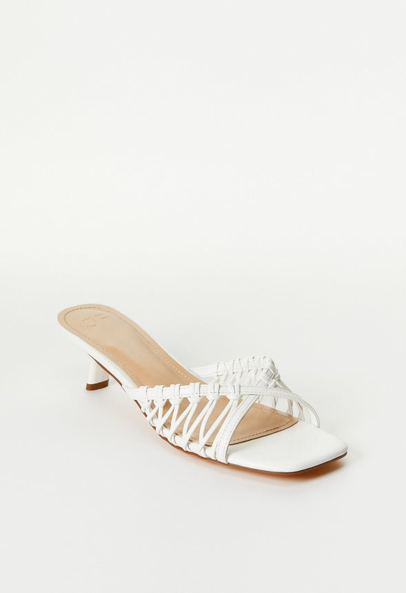 Adara Heeled Sandal Bright White
