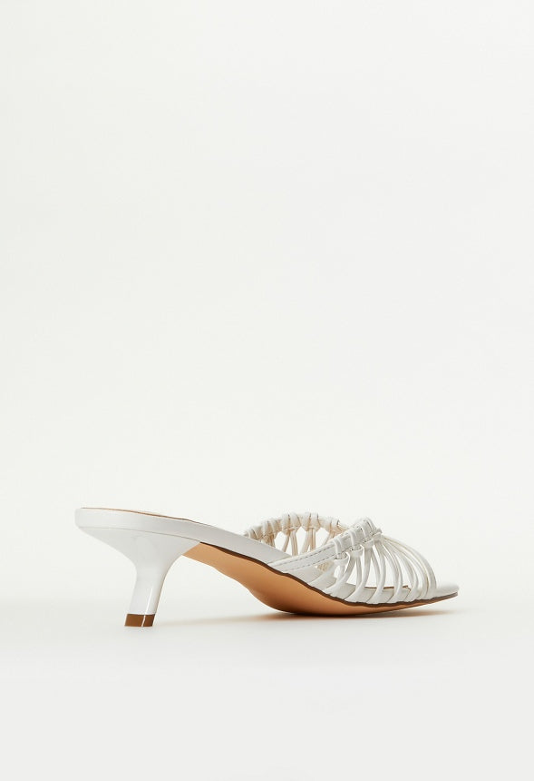 Adara Heeled Sandal Bright White