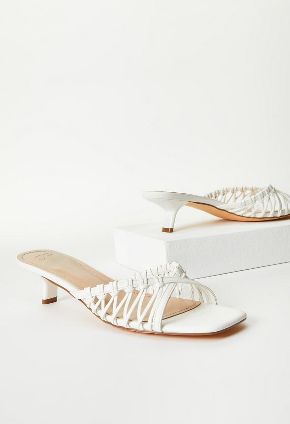 Adara Heeled Sandal Bright White