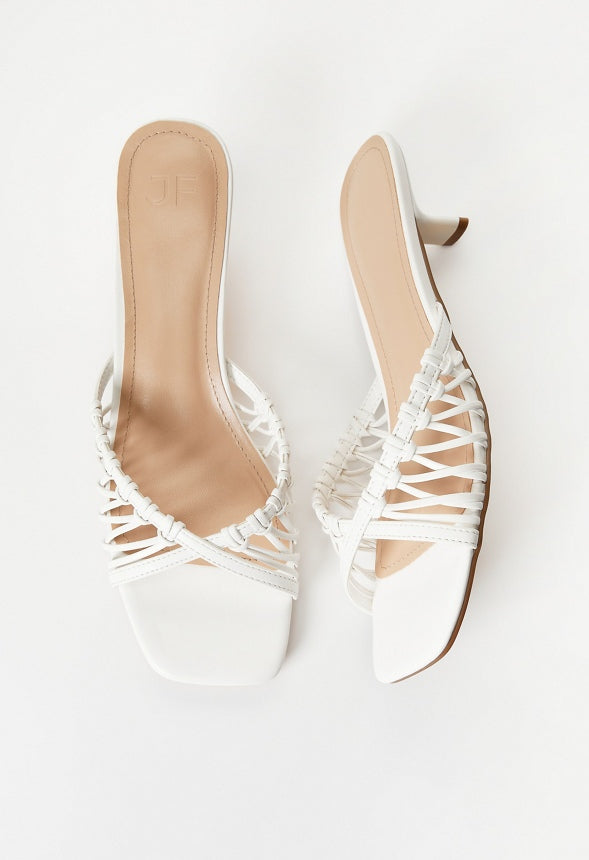 Adara Heeled Sandal Bright White