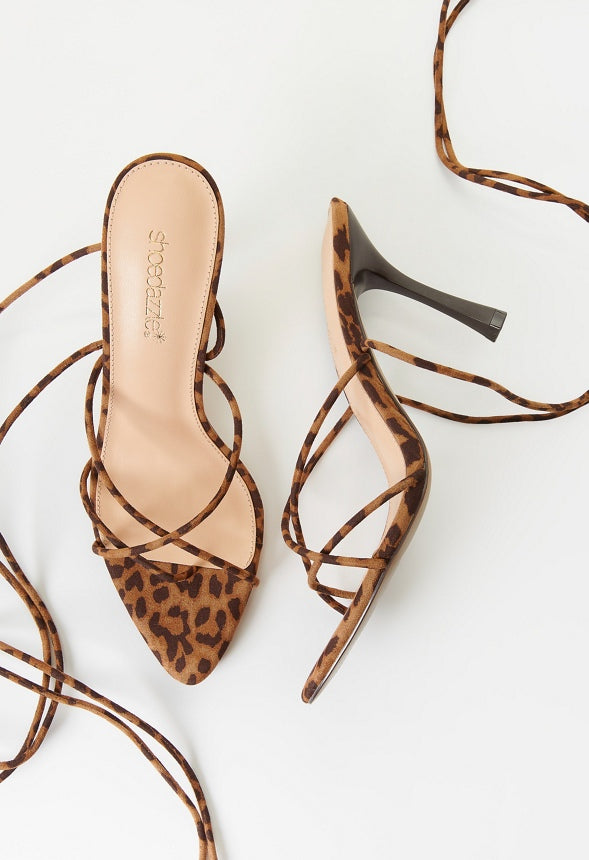 Liana Heeled Sandal Leopard