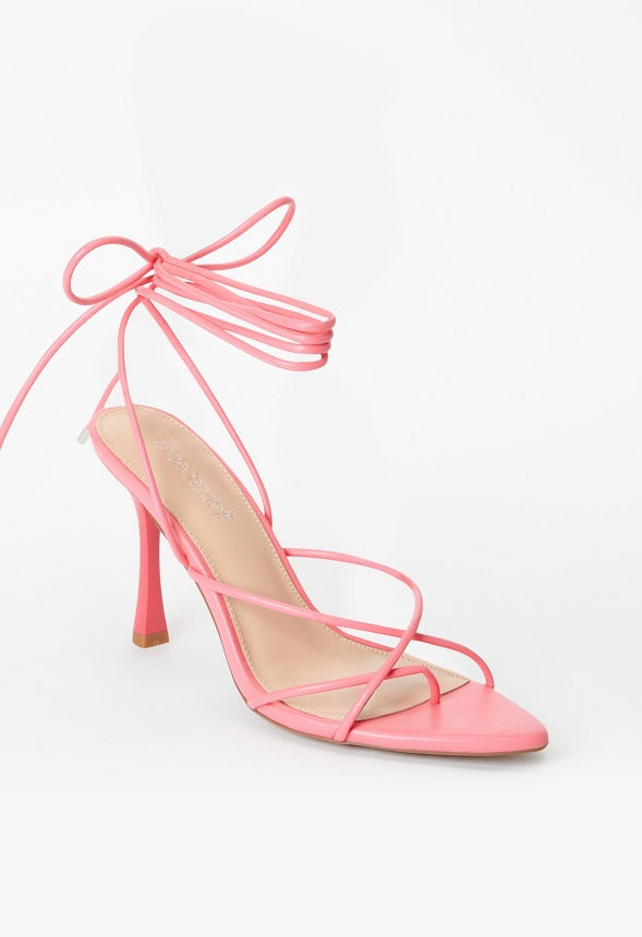 Liana Heeled Sandal Camellia Rose