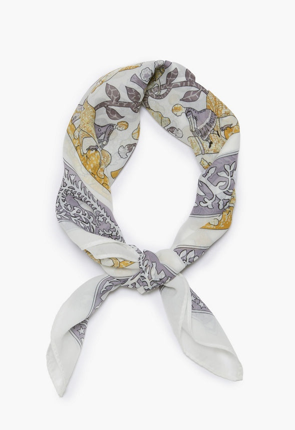 HEAD SCARF Bone Multi
