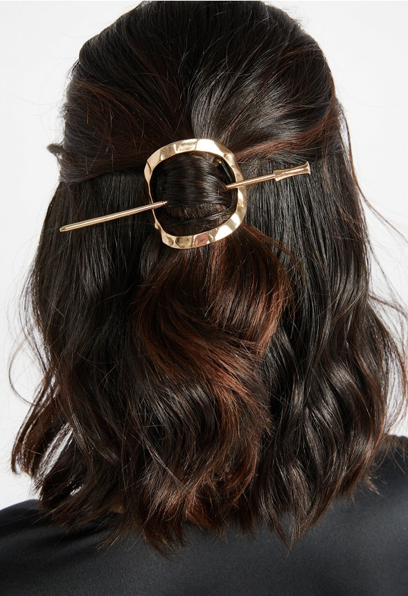 Selena Oval Hair Ring Gold