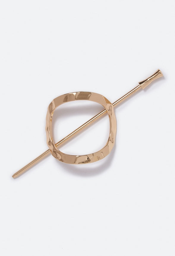 Selena Oval Hair Ring Gold