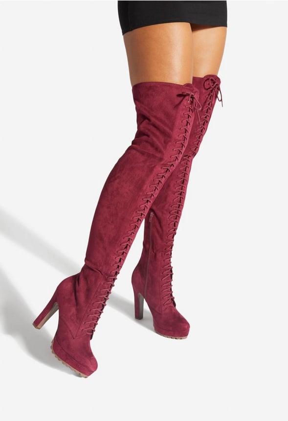 REMI OVER THE KNEE BOOT Cordovan