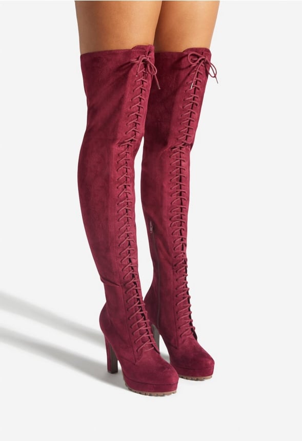 REMI OVER THE KNEE BOOT Cordovan