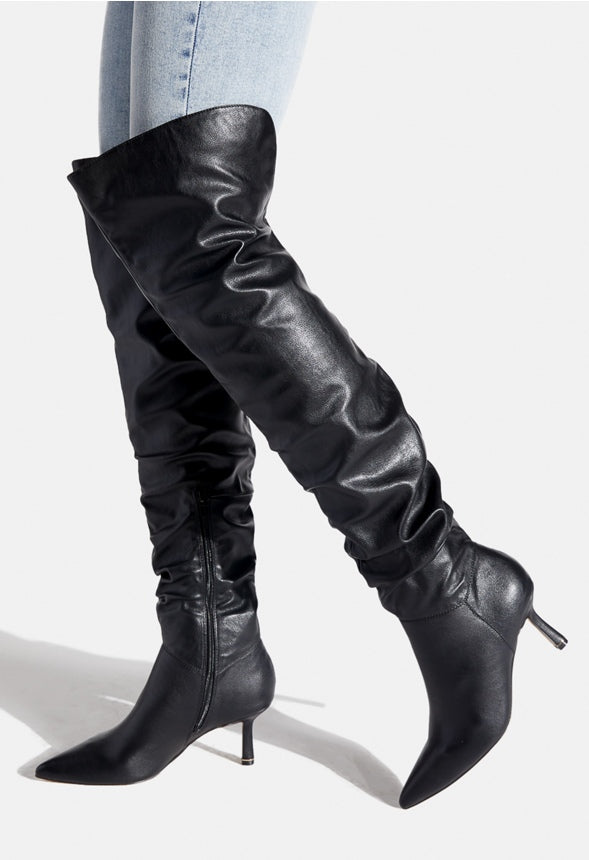 MEYA STILETTO BOOT Black