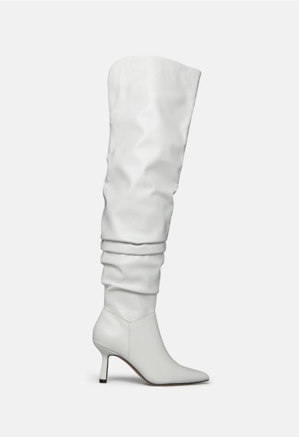 MEYA STILETTO BOOT White