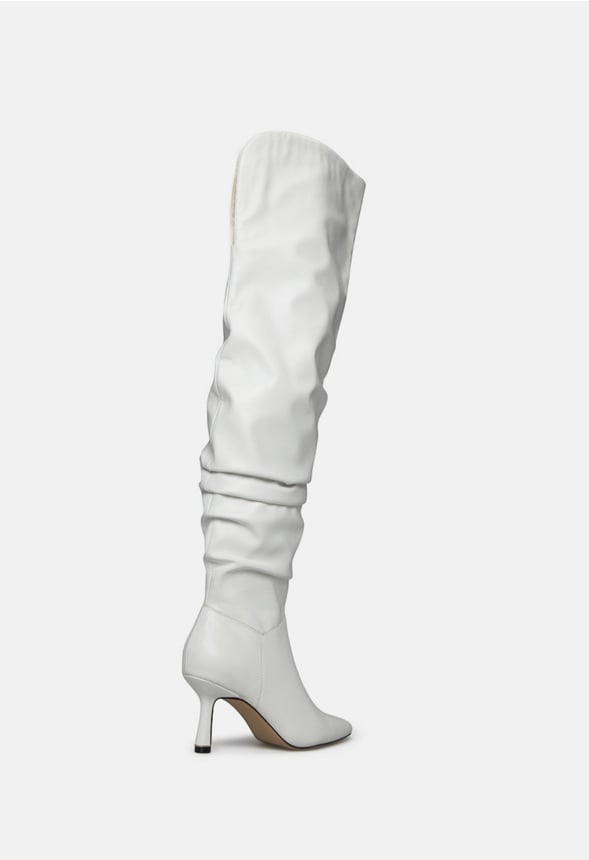 MEYA STILETTO BOOT White