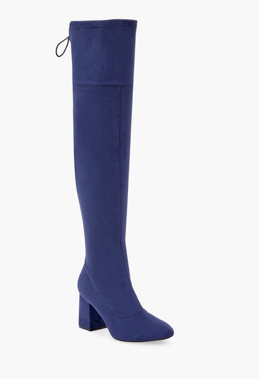 Dauphine Tie Over-The-Knee Boot Nice Blue