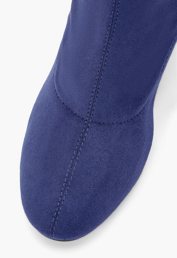 Dauphine Tie Over-The-Knee Boot Nice Blue