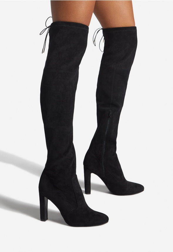 JESYNA POINTED-TOE BOOT Black