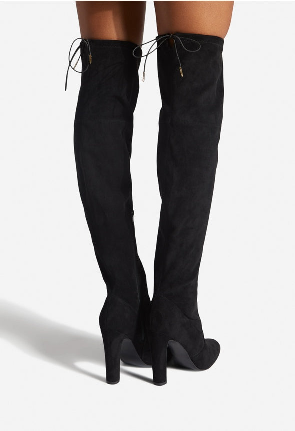 JESYNA POINTED-TOE BOOT Black