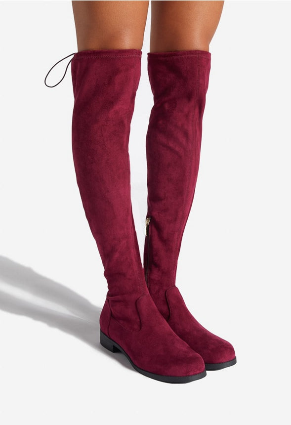 REENA TALL FLAT BOOT Cordovan