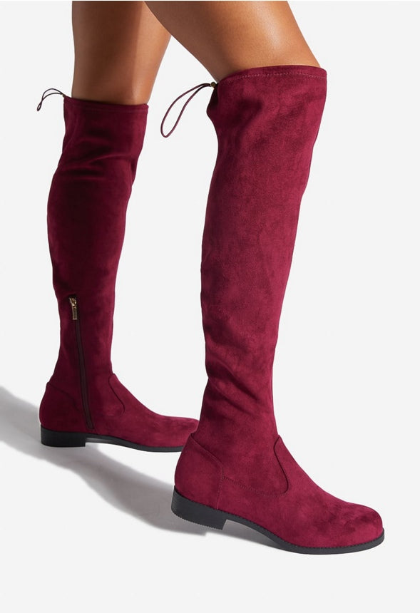REENA TALL FLAT BOOT Cordovan