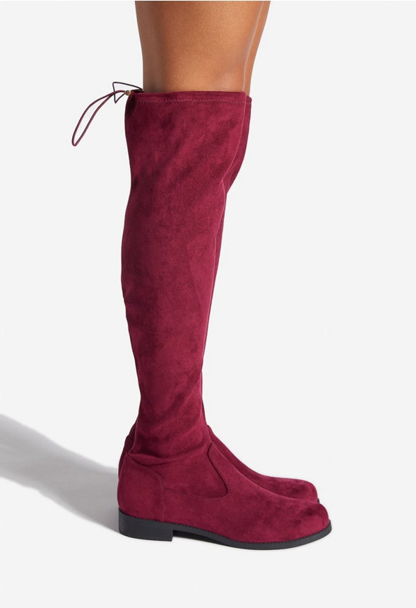 REENA TALL FLAT BOOT Cordovan