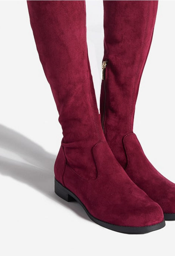 REENA TALL FLAT BOOT Cordovan