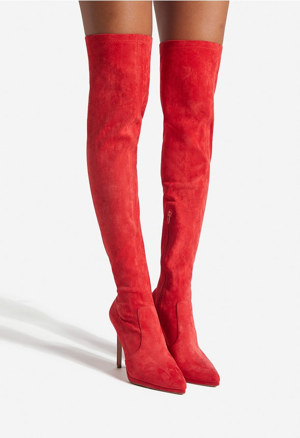 LEKISHA OVER-THE-KNEE BOOT High Risk Red Micro