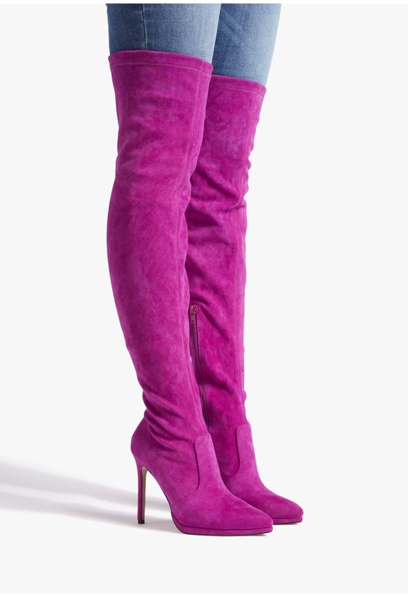 LEKISHA HEELED BOOT Berry