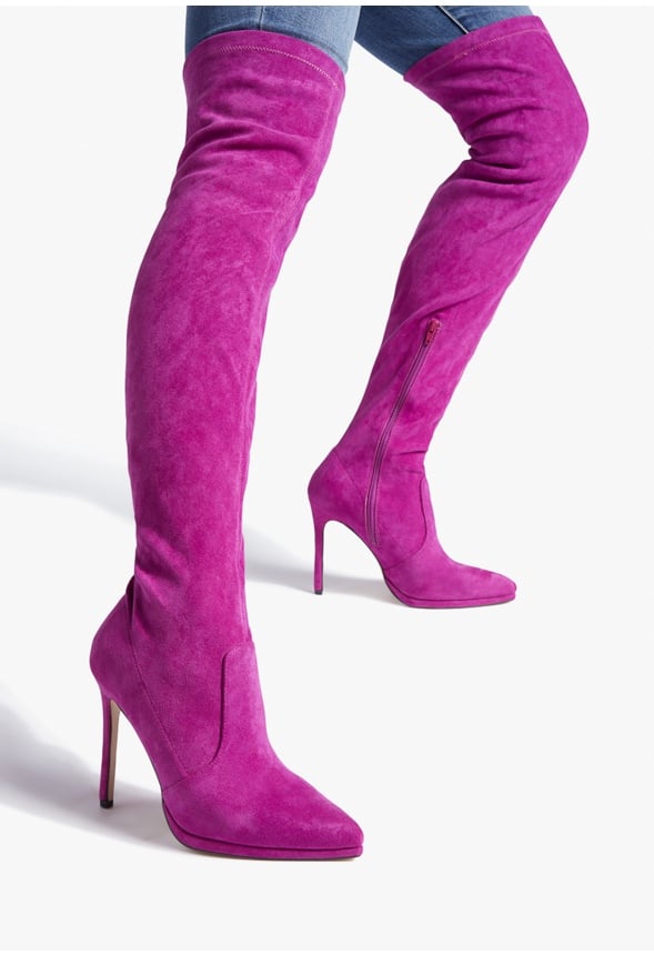 LEKISHA HEELED BOOT Berry