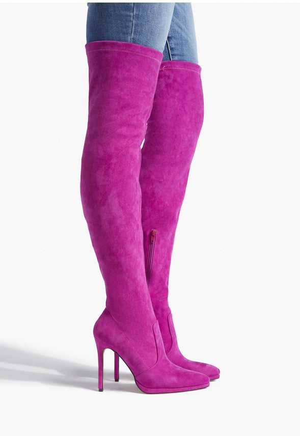 LEKISHA HEELED BOOT Berry