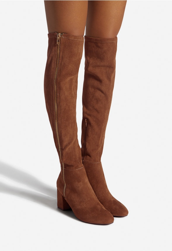 NEVAEH HEELED BOOT Leather Brown