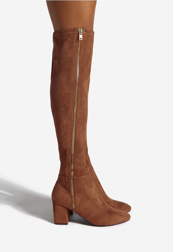 NEVAEH HEELED BOOT Leather Brown