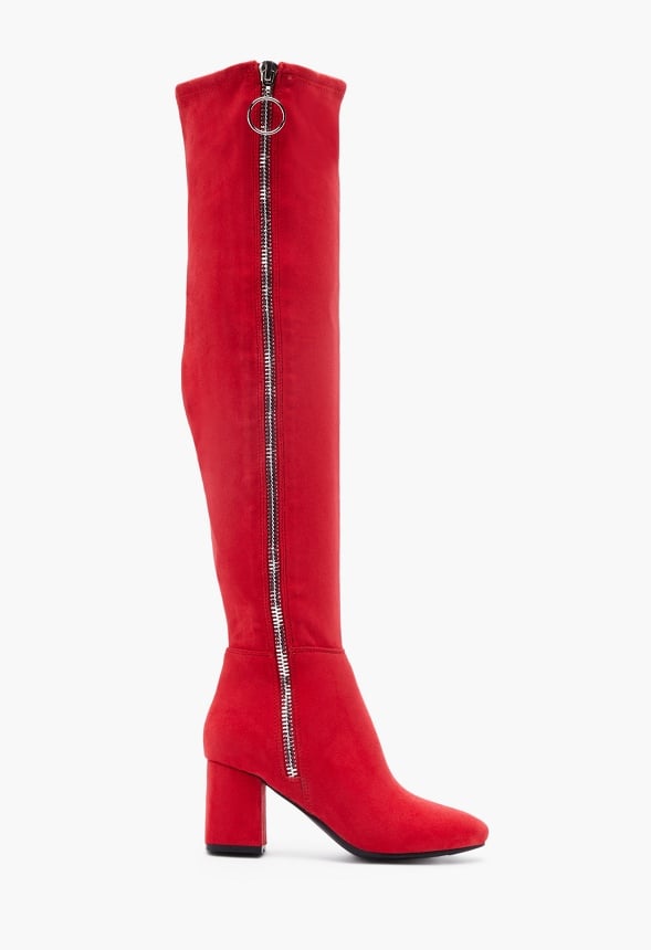NEVAEH HEELED BOOT High Risk Red