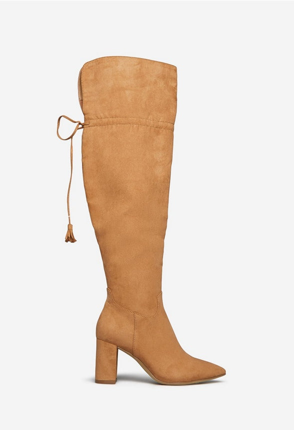 JULLIANA BLOCK HEEL BOOT Light Camel