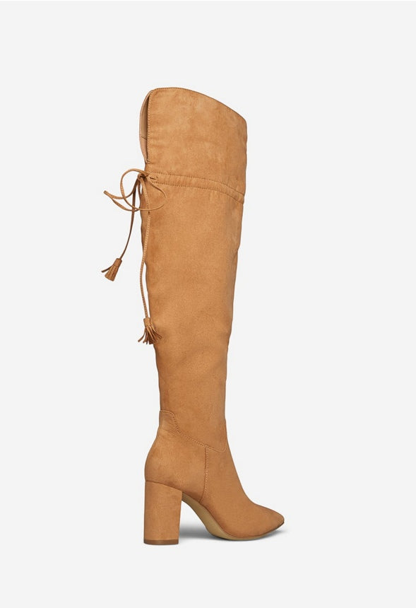 JULLIANA BLOCK HEEL BOOT Light Camel