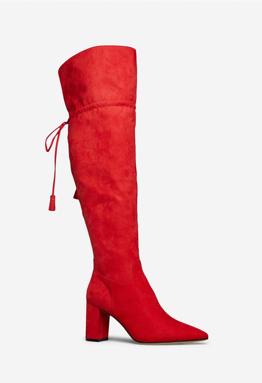 JULLIANA OVER-THE-KNEE BOOT High Risk Red