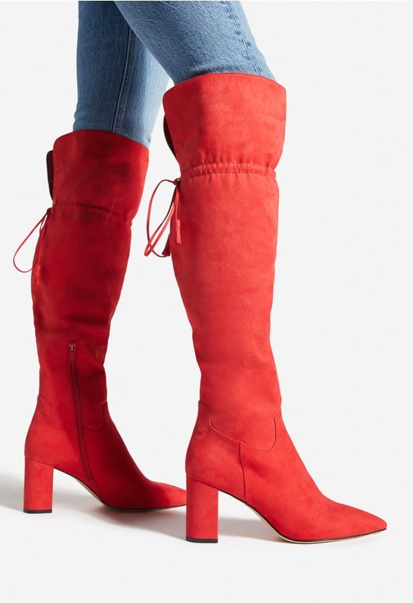 JULLIANA OVER-THE-KNEE BOOT High Risk Red