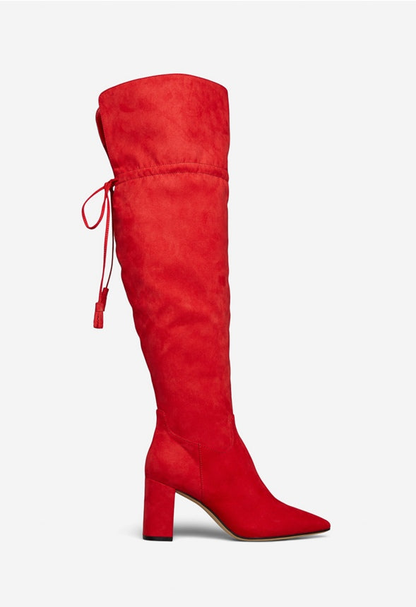 JULLIANA OVER-THE-KNEE BOOT High Risk Red