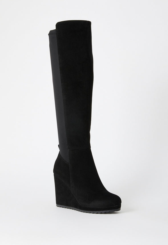 Claire Wedge Boot Black Caviar